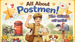 Full Meet the Postman 🚴📮 | Community Helpers for Kids ⭐ Update