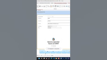 Aprende Hacer Un CRM en Access #access #crm #microsoft365
