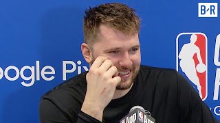 Luka Doncic Downplays Trash Talk After Game-Winner: 'I was speaking Slovenian' | 2024 NBA Playoffs