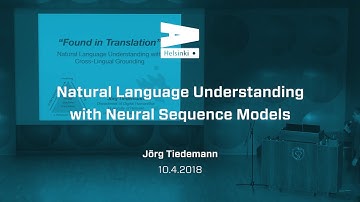 AIHelsinki 10.4.2018: Jörg Tiedemann