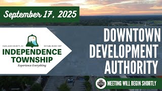 Downtown Development Authority Meeting- September 17, 2025