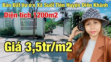 Bán Đất Vườn Xã Suối Tiên Huyên Diên Khánh Giá 3tr5/m2 | Đất Nền Nha Trang Kim Huyền BĐS
