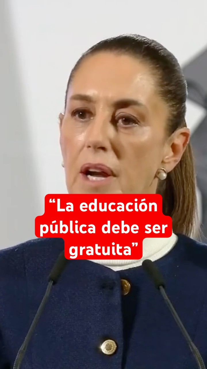 Sheinbaum rechaza pago de cuotas en escuelas públicas