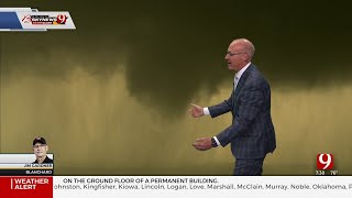 'Tornado Developing Right Now': David Payne Monitors A Tornado Near Newcastle image