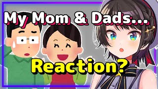 【ENG Sub】Oozora Subaru - Mom & Dads Reaction to her becoming a Vtuber