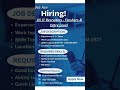 #itjobs #itrecruitment #entrylevel #skills #freshersjobs #job