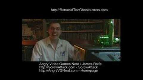 Angry Video Game Nerd in Return of The Ghostbusters