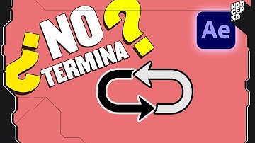 🖐 5 Tipos de Animación en LOOP o BUCLE 🔄 en AFTER EFFECTS