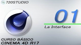 Cinema 4D R17 - The Interface - Basic Tutorial 01 - In Spanish