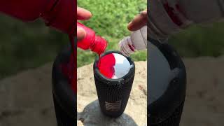 Red and white colour flip 6 bass test