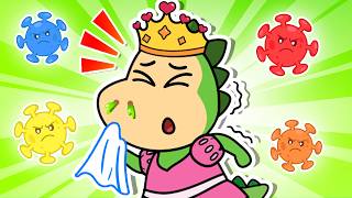 🌟 Sparkle Is Sick 🤧 Safety Rules 🎭 Fire Spike Kids Stories