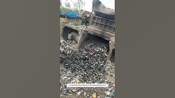 Old shredder machines still in use at metal recycling plant#shredder #shreddermachine