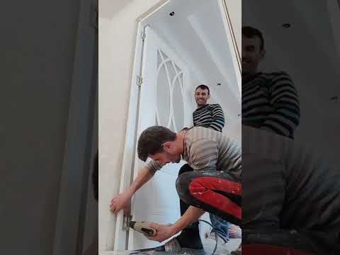 Qapı quraşdırılması door installation установка двери