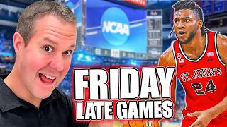 EVERY GAME ON THE BOARD! | March Madness First Round Betting Predictions | Friday Night Games 3/20