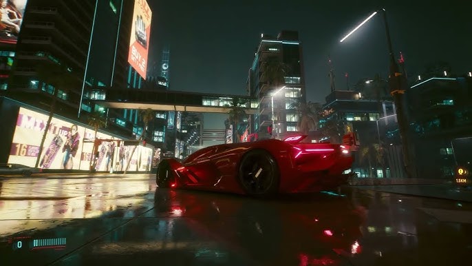 Cyberpunk 2077 Ray Tracing: Overdrive Mode Technology Preview Rasterization  vs. Full Ray Tracing Comparison #004