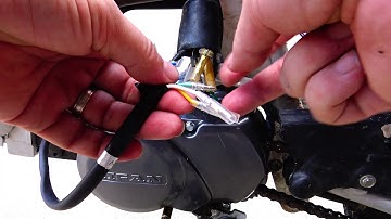 EASY!  How to wire a chinese pitbike engine to crf50 or crf70 wiring harness