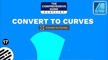 Affinity Designer Tutorial: Convert to Curves