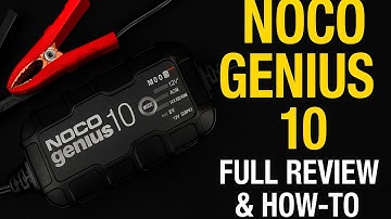 NOCO Genius 10 Review & How to Use Battery Charger and Features