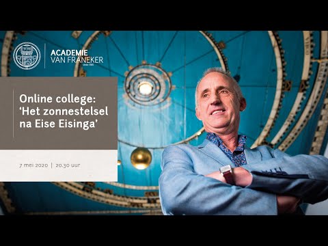 &rsquo;Het zonnestelsel na Eise Eisinga&rsquo; - Online college #4 (7 mei 2020)