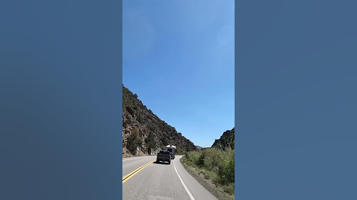 On the road again HWY 395