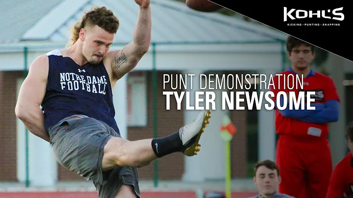 Punt Demo | Tyler Newsome | Kohl's Kicking Camps