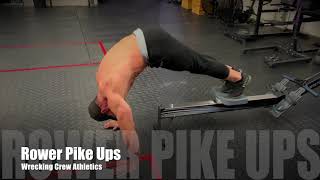 Rower Pike Ups