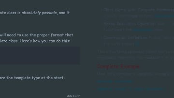 How to Define a Constructor Outside of a Template Class in C+ +