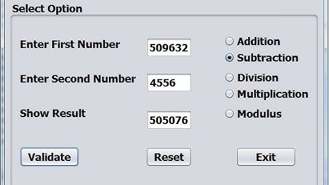 Java  NetBeans Arithmetic Operator of MDAS calculator