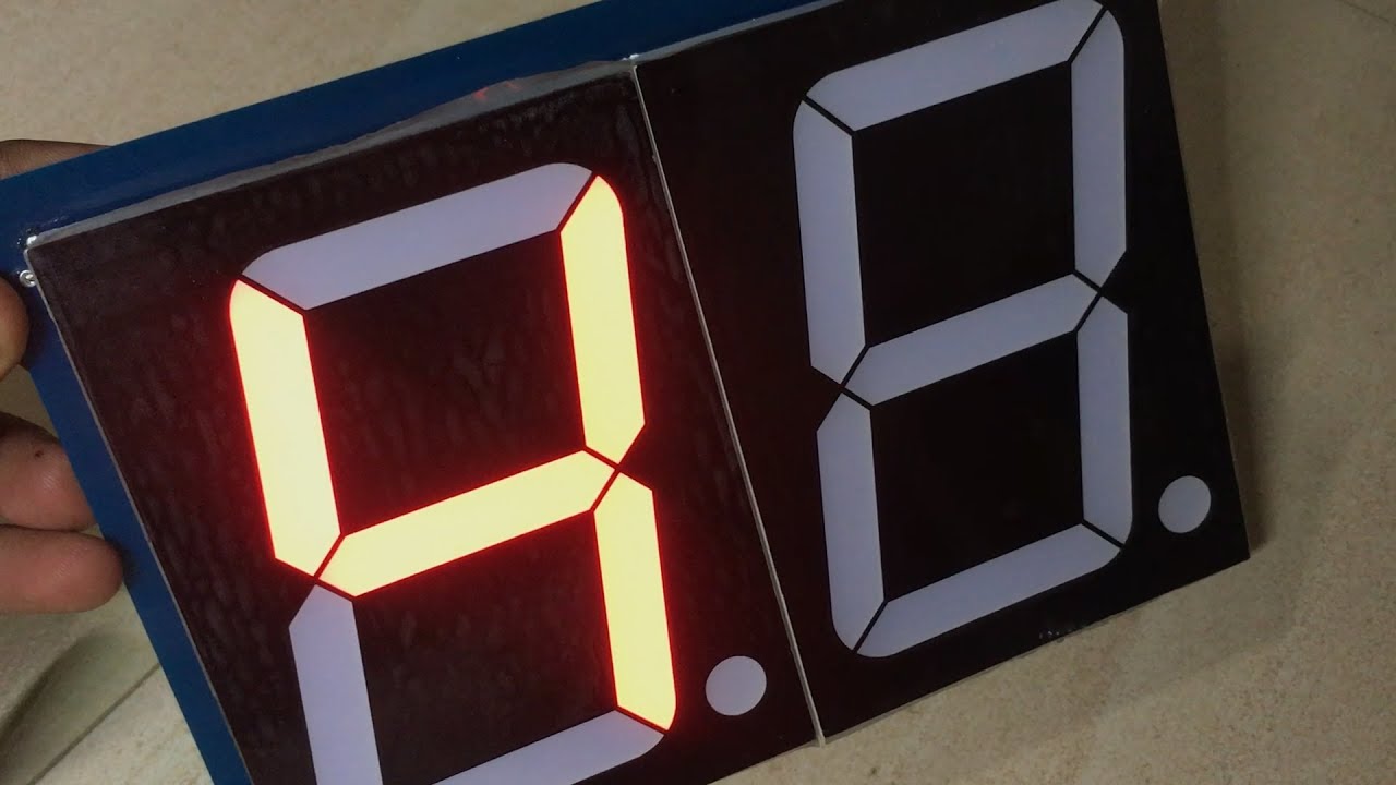 PSoC4 7Segment Display Design