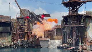 Waterworld Stunt Show [2022] FULL SHOW FRONT ROW | Universal Studios Hollywood