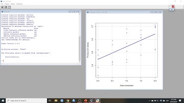 Regresión lineal simple en RCommander