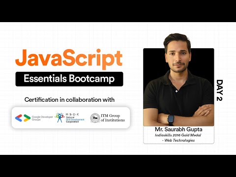 Day 2 | Functions and Control Structures | JavaScript Programming Essentials Bootcamp (3 Day)