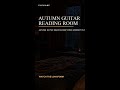 Autumn Window Guitar Reading | Deep Work Moment #Shorts