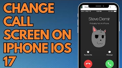 How to Change Call Screen on iOS 17 (2023) | Change Call Screen on iPhone Running on iOS 17