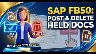 Create, Post, and Delete hold document in SAP #SAP