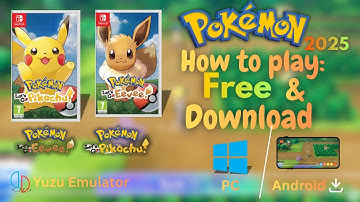🎮 How to Download Pokémon Let’s Go Pikachu/Eevee on Android & PC (Yuzu Emulator 2025) | Raivorn