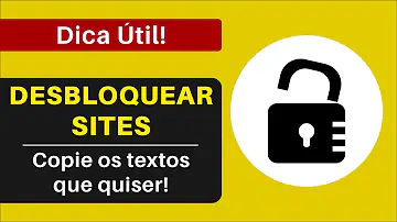 Como copiar e colar de site protegido?