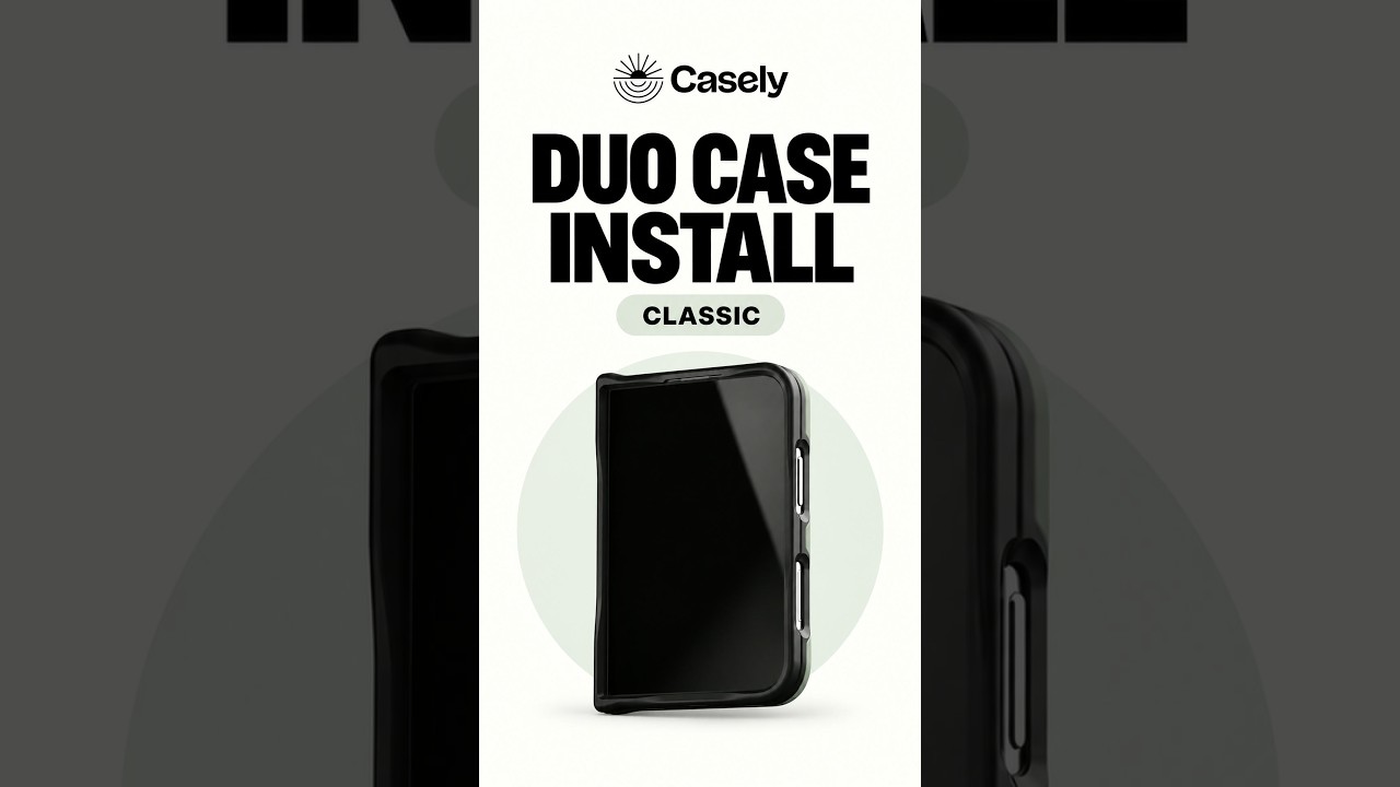 Play video: Casely | Classic Case Installation - iPhone Duo