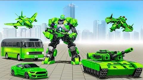 Robot Tank Vertalot,Multi robot game and games car robot with army of robots bus game 3d-Temu Gamer.