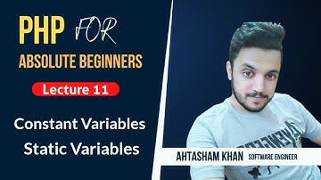 11. Constant Variables in PHP - Hindi / Urdu - Easy PHP for Beginners