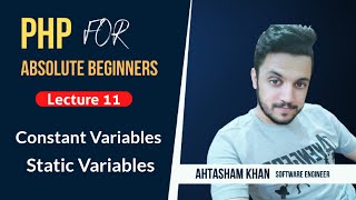 11. Constant Variables in PHP - Hindi / Urdu - Easy PHP for Beginners