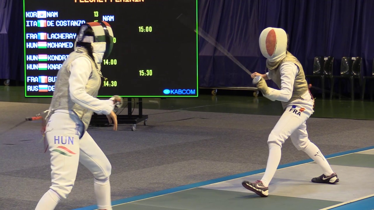 Fencing Coupe du Monde fleuret dames StMaur novembre 2016 T32 Mohamed
