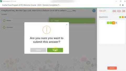 KYP SESSION 55 Ka End Test | CIT Session 28 | Kushal Yuva Program | heating zone 