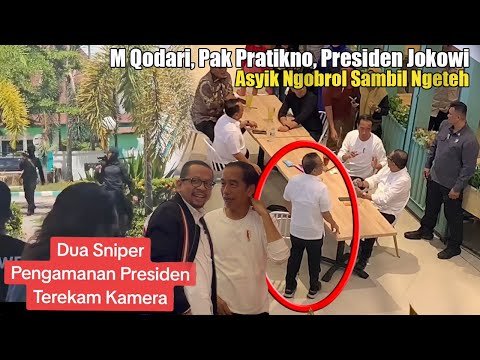 Ditemani M Qodari - PRESIDEN JOKOWI TIBA PASPAMPRES SIAP, Mlm Ngobrol Santai di Mal Kendari SULTRA