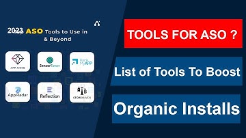 App Store Optimization Tools | Tools for ASO App Annie | Sensor Tower | Mobile Action | AppTweak