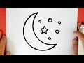 HOW TO DRAW THE MOON
