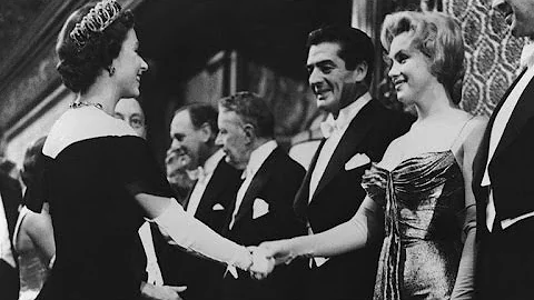 FLASHBACK: Marilyn Monroe Meets the Queen of Engla...