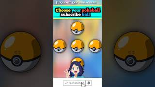choose your pokeball pick up any one #shorts #pokemon