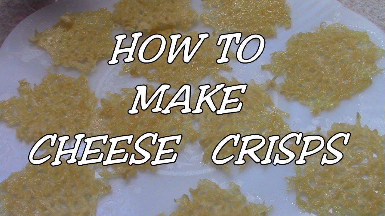 How to make Cheese Crisps  asiago parmesan chastinet