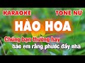 Ho hoa remix karaoke  nhc sng tone n